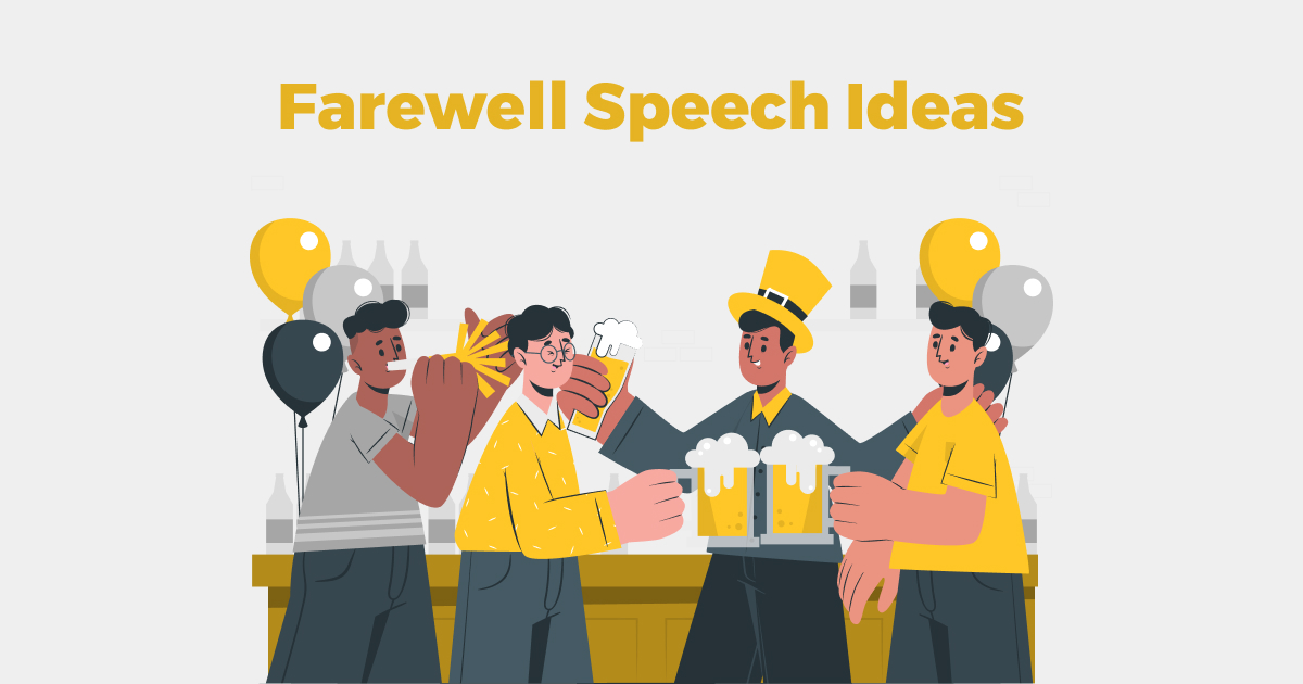 how to write a speech for farewell