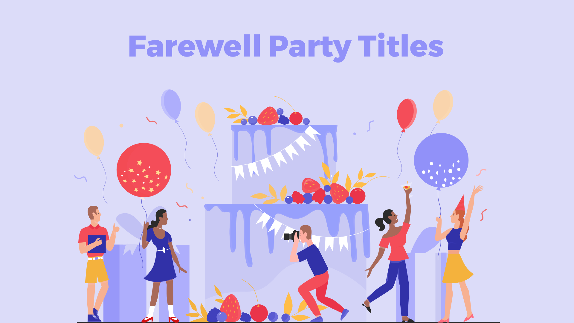 Farewell Party Titles