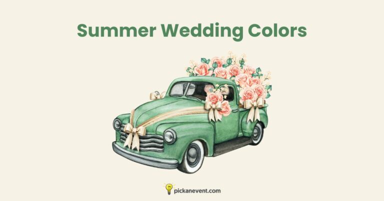 Wedding Colors For A Summer Wedding